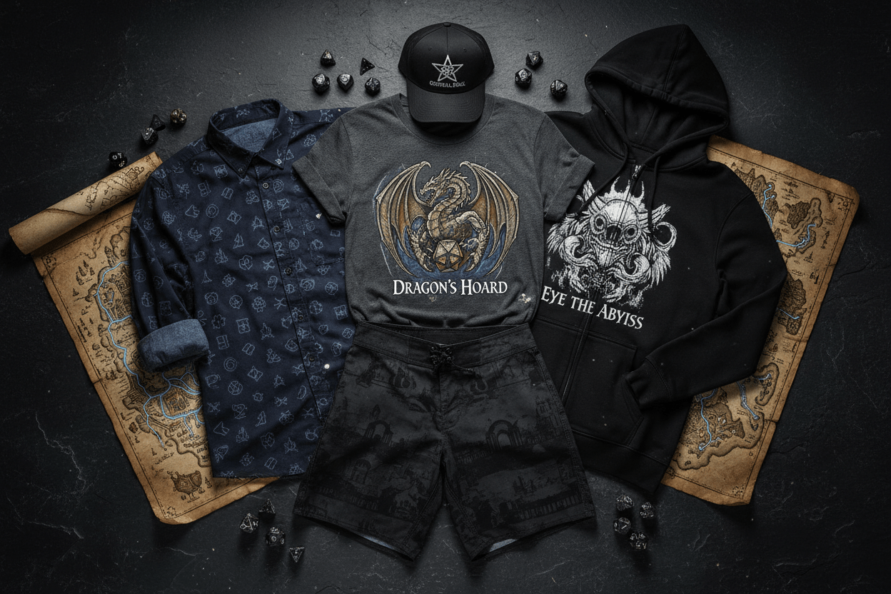 D&D Themed Clothing for Men: A Buyer's Guide to Getting It Right - Caster Coast