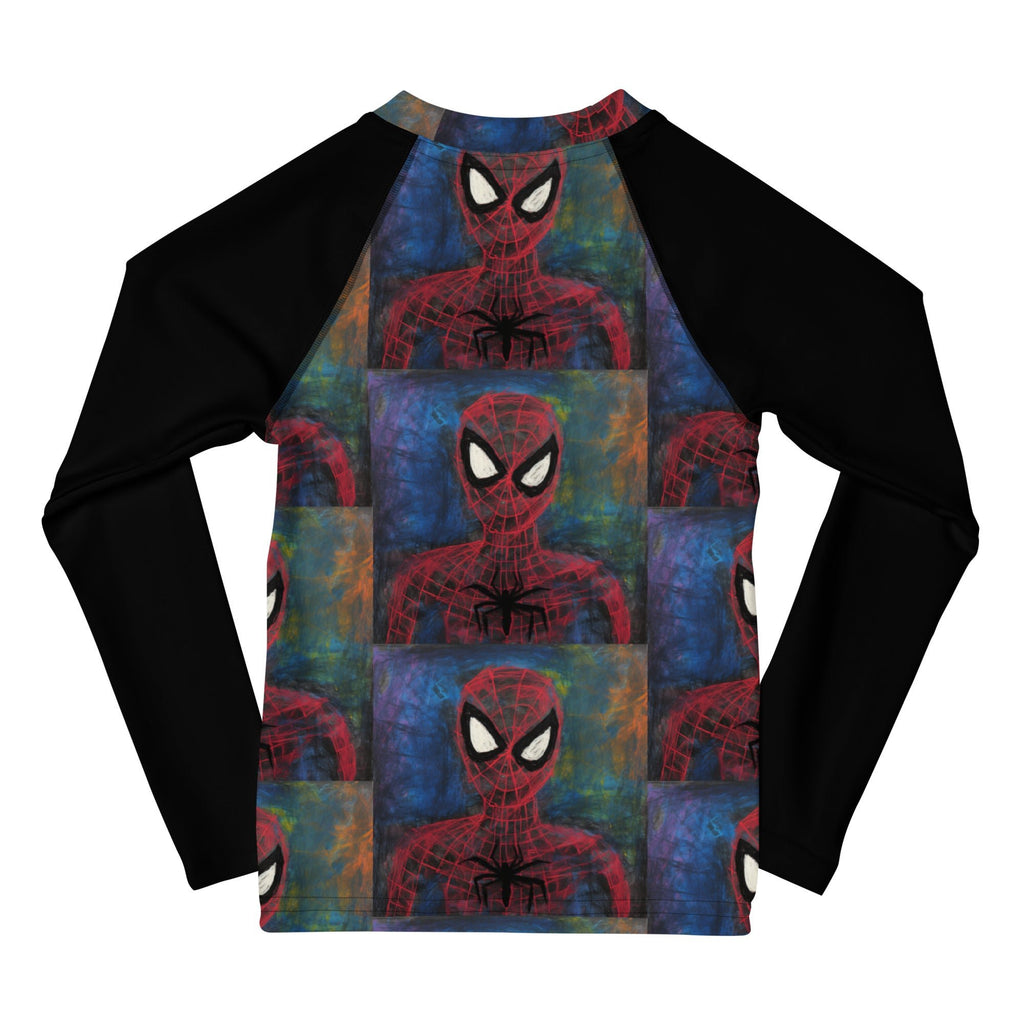 I Drew Spidey Kids Rash Guard - Caster Coast