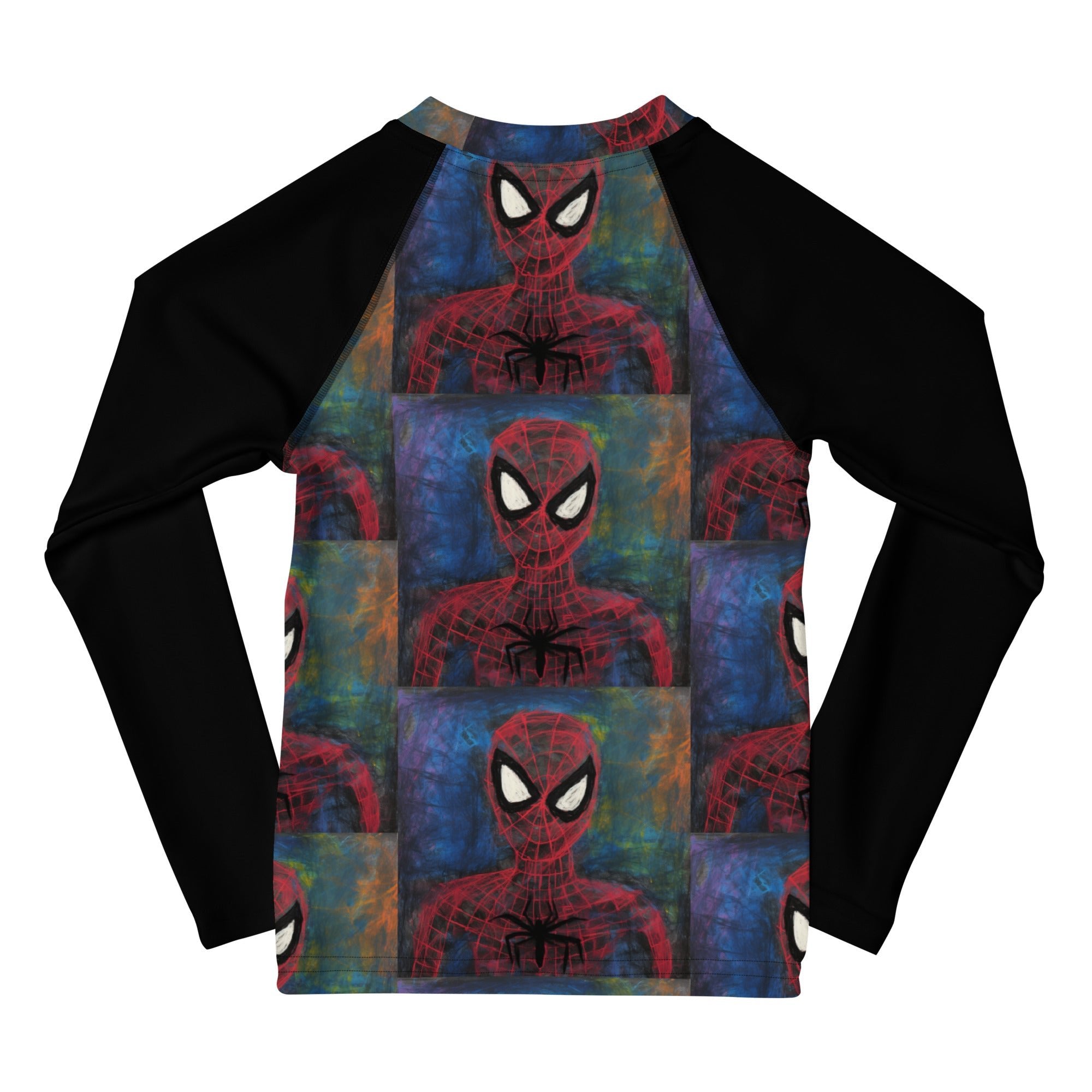 I Drew Spidey Kids Rash Guard - Caster Coast