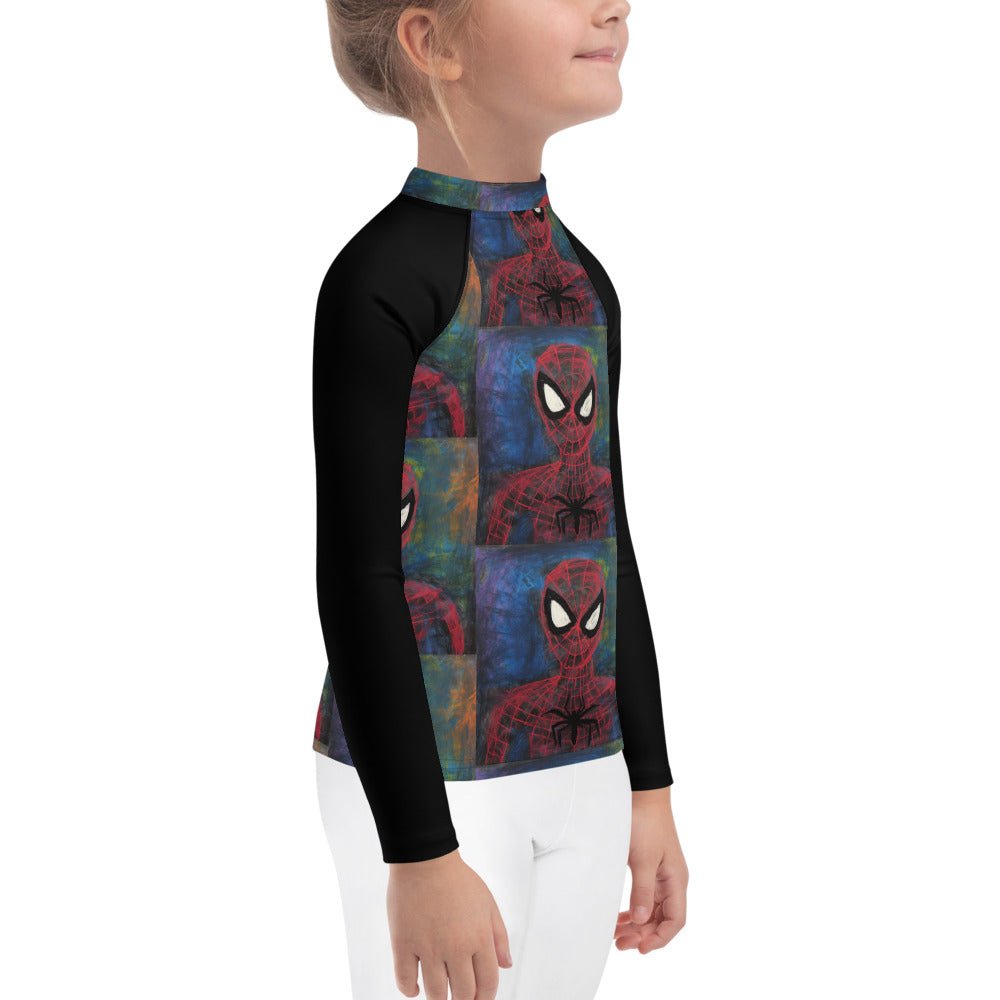 I Drew Spidey Kids Rash Guard - Caster Coast