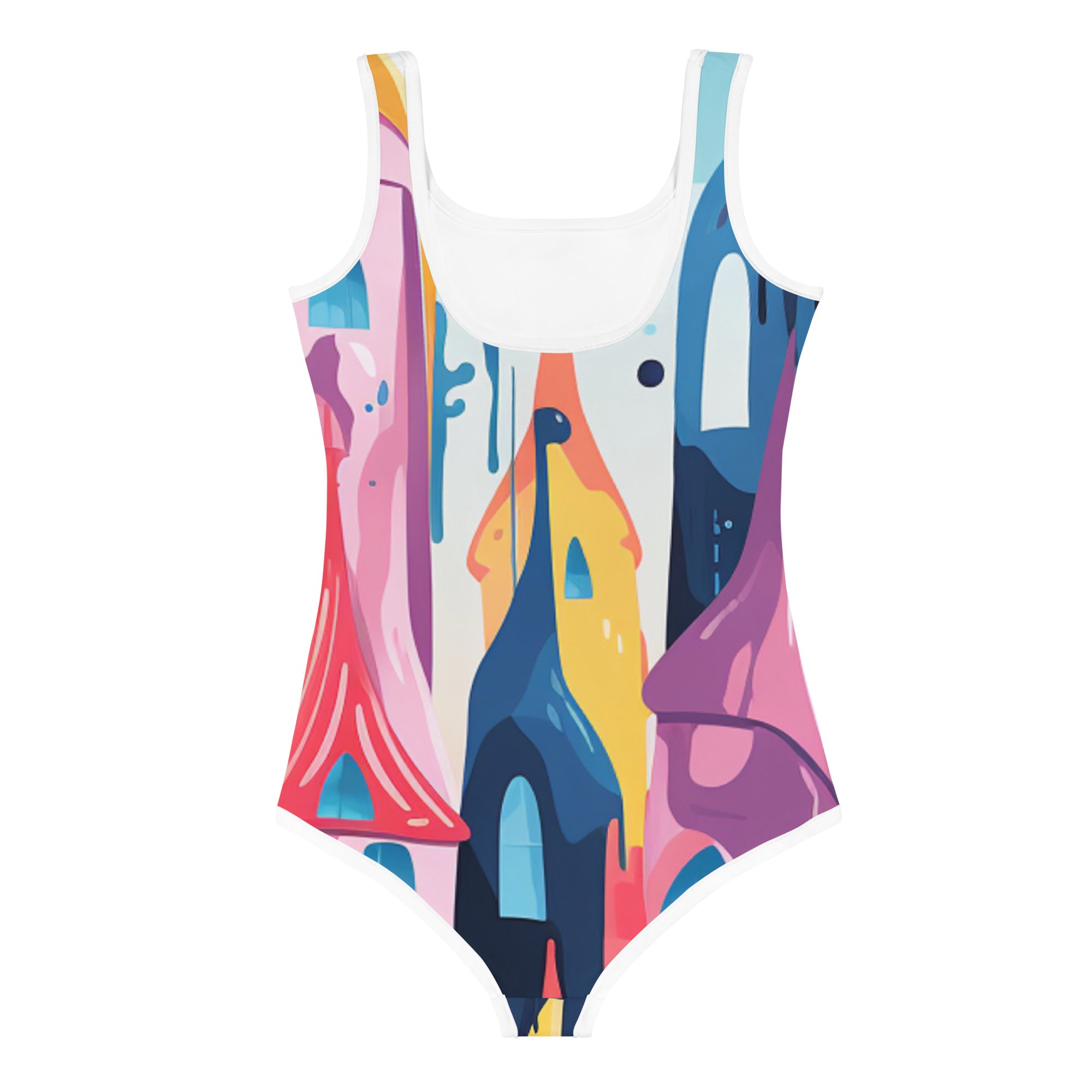 Princess Castle All - Over Print Kids Swimsuit - Caster Coast