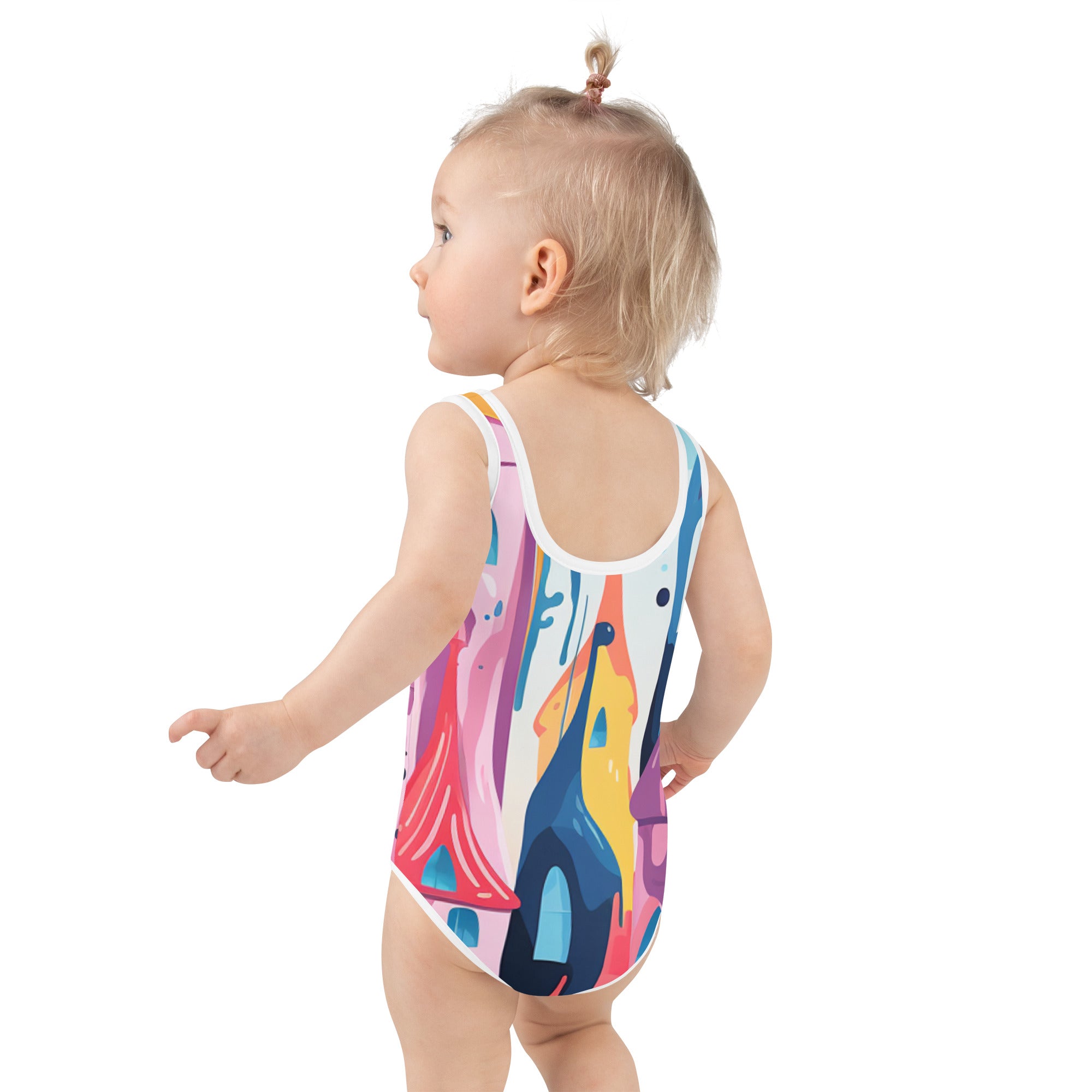 Princess Castle All - Over Print Kids Swimsuit - Caster Coast