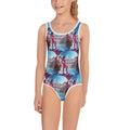 Superhero Girl All - Over Print Kids Swimsuit - Caster Coast