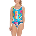 Let's Splash All - Over Print Kids Swimsuit - Caster Coast