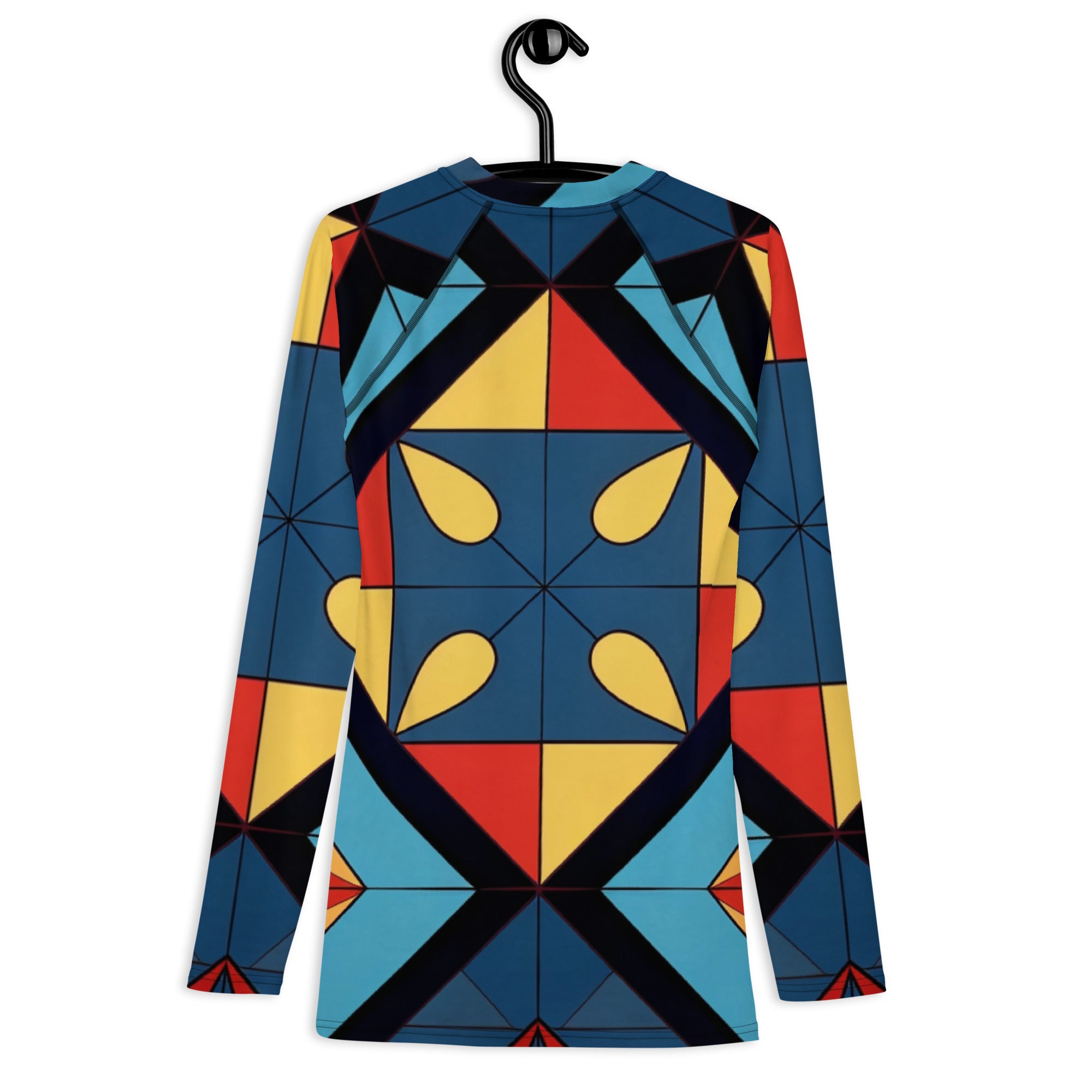 Abstract Super Men's Rash Guard - Caster Coast