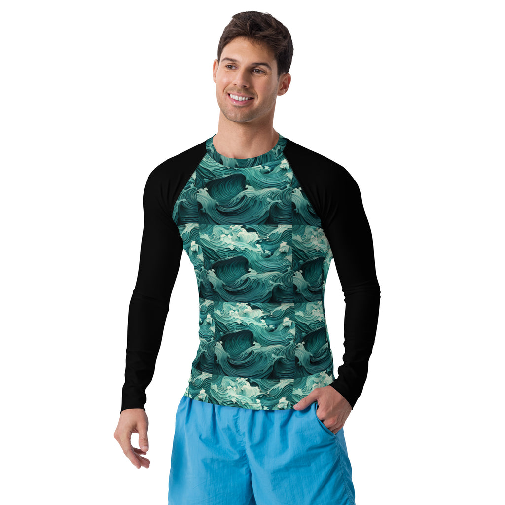 To the Sea Men's Rash Guard - Caster Coast