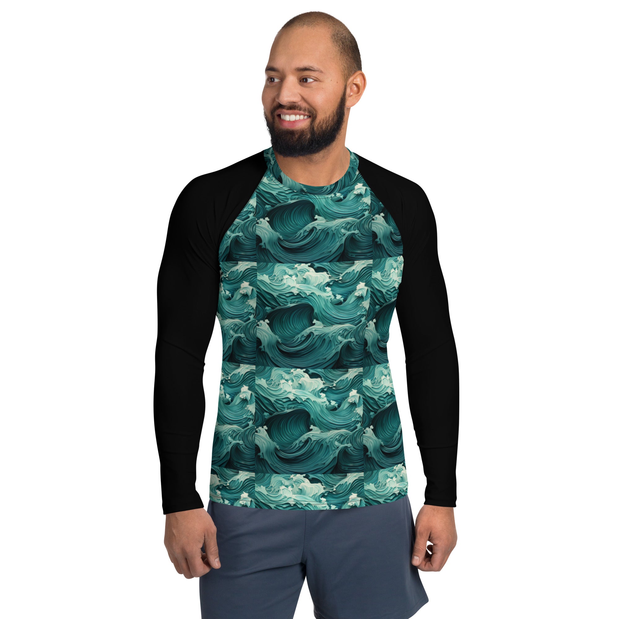 To the Sea Men's Rash Guard - Caster Coast