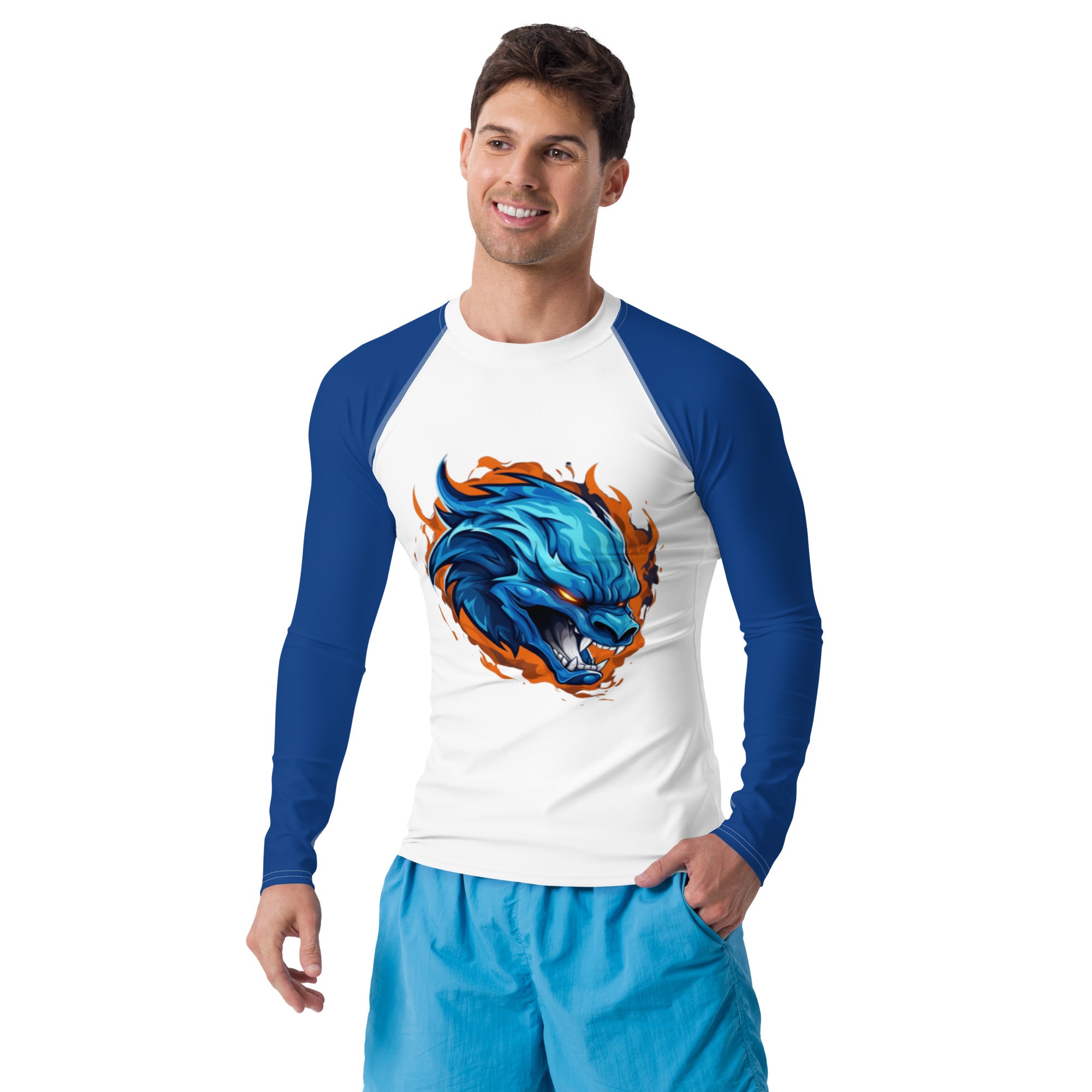 Blue Dragon Men's Rash Guard - Caster Coast