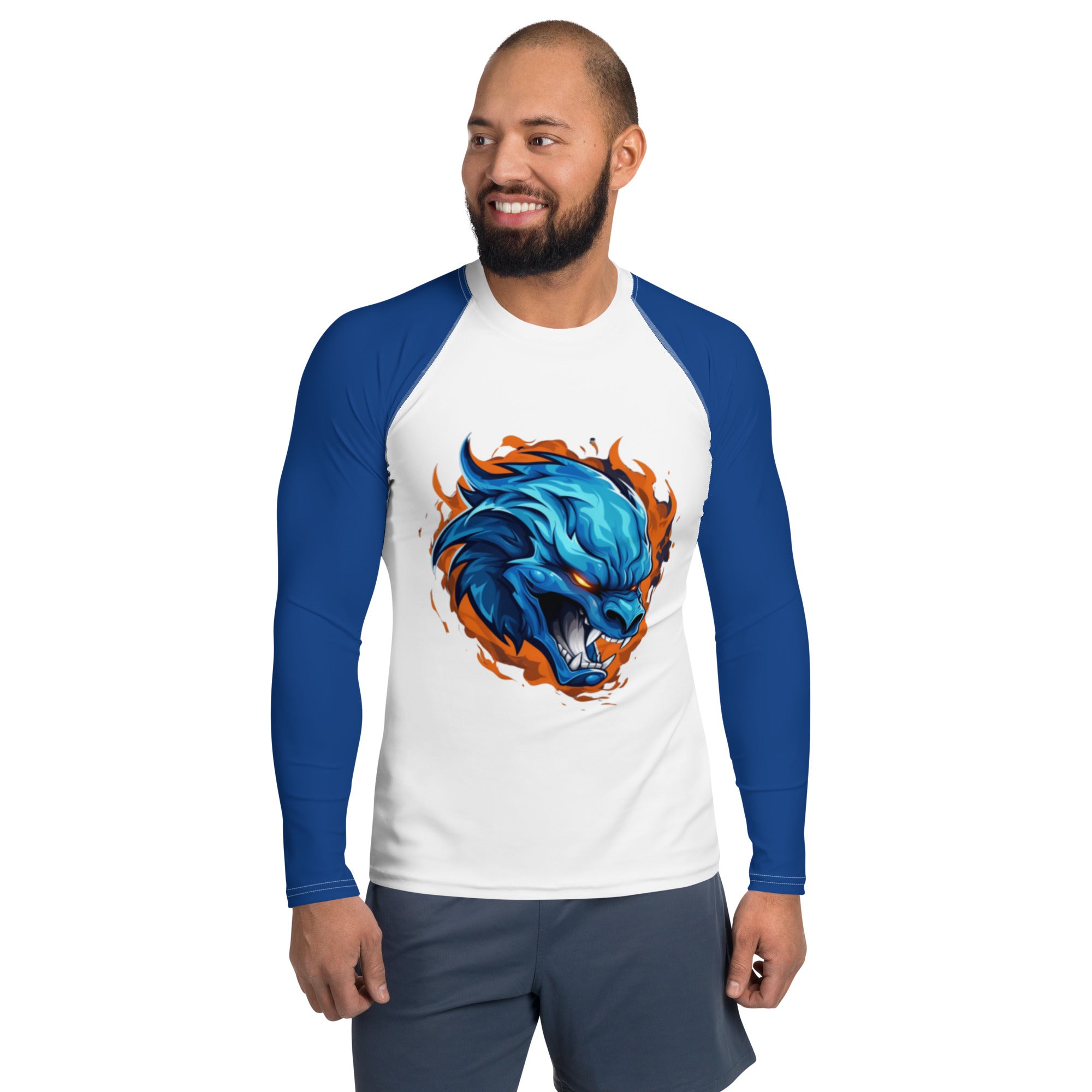 Blue Dragon Men's Rash Guard - Caster Coast