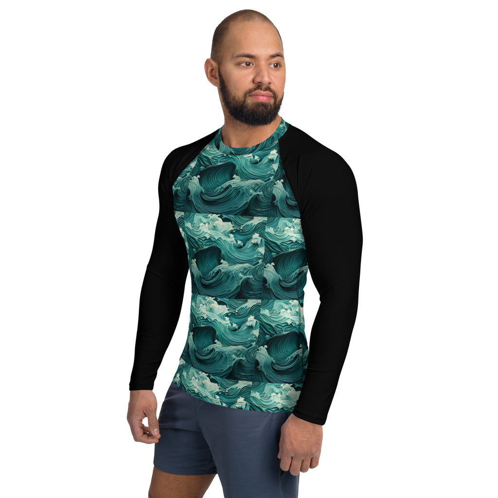 To the Sea Men's Rash Guard - Caster Coast