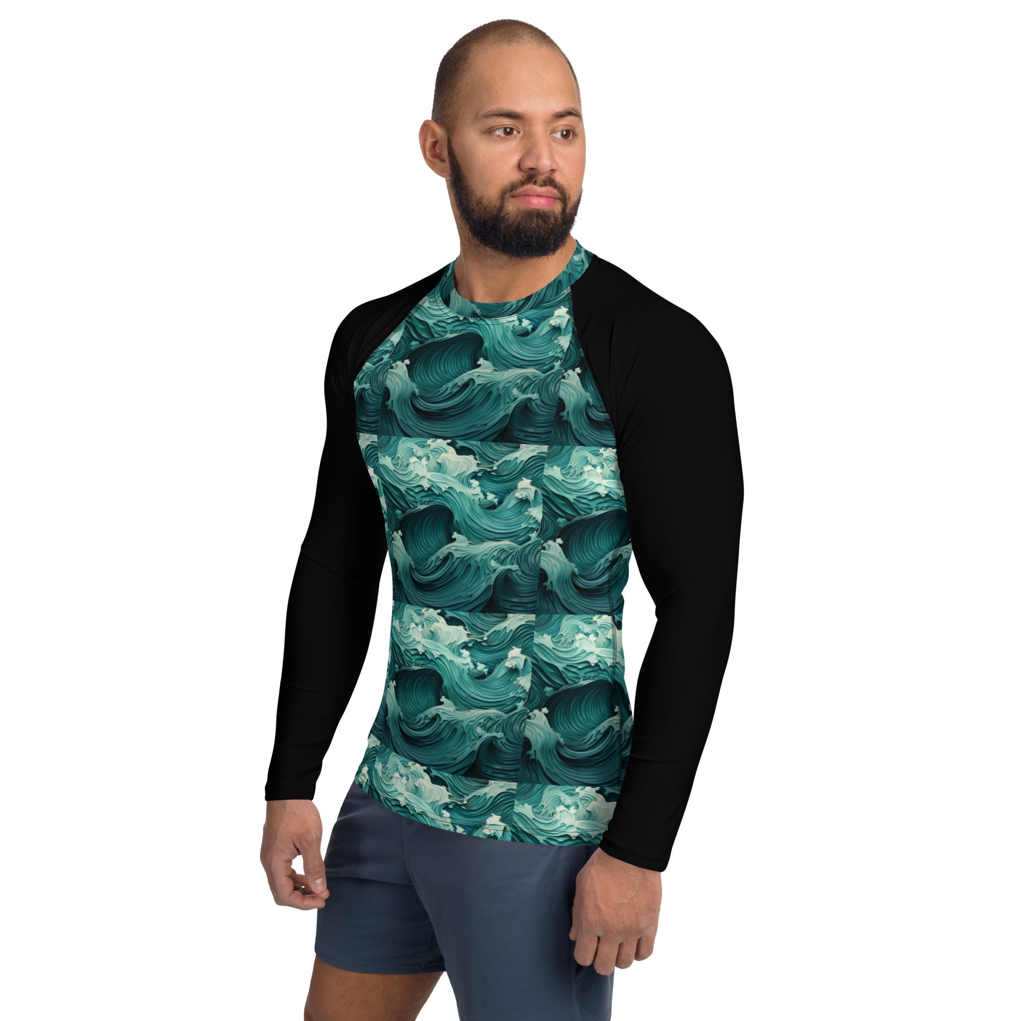 To the Sea Men's Rash Guard - Caster Coast