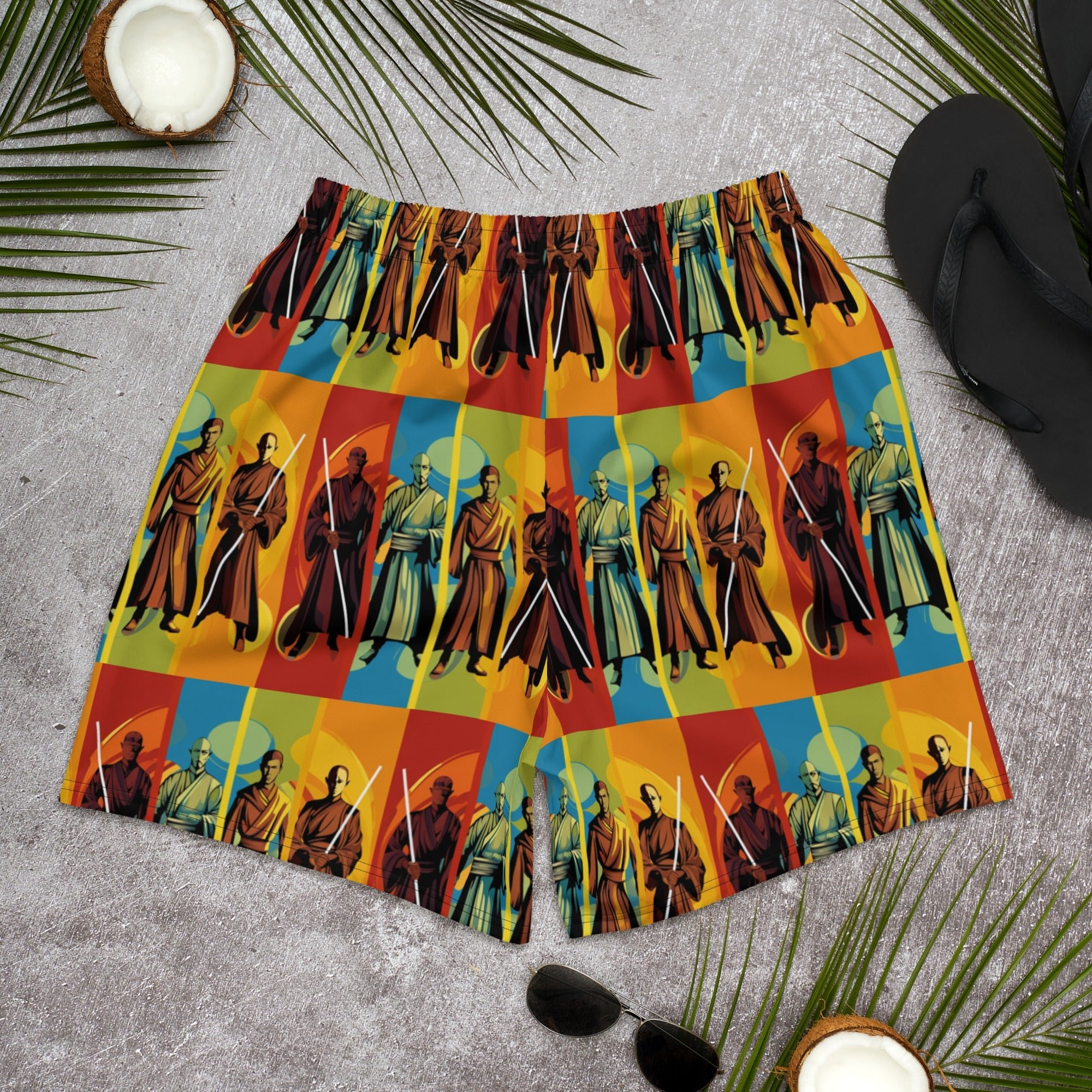 The Jedi Men's Recycled Athletic Shorts - Caster Coast