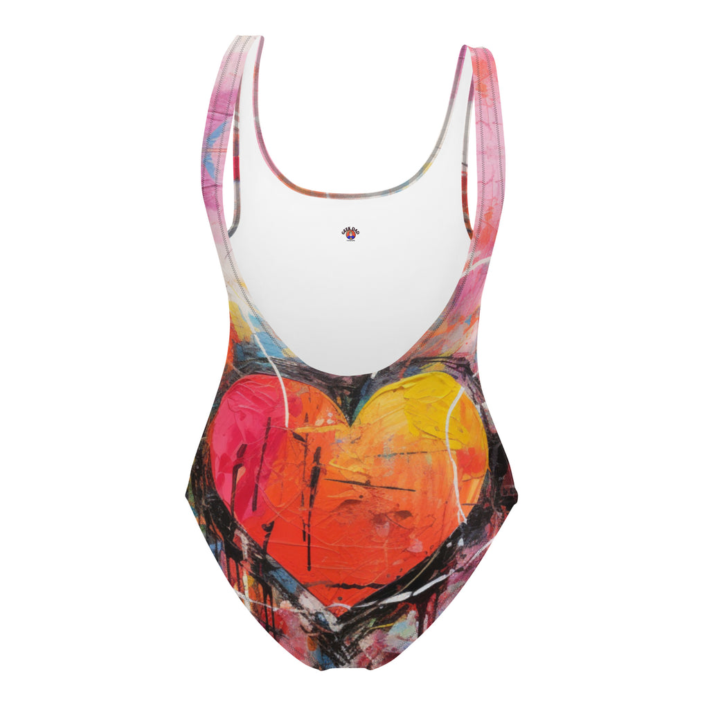 Abstract Love One - Piece Swimsuit - Caster Coast