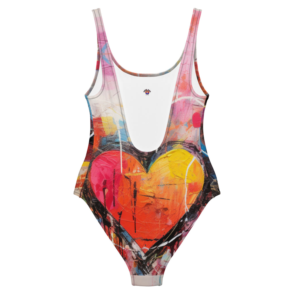 Abstract Love One - Piece Swimsuit - Caster Coast