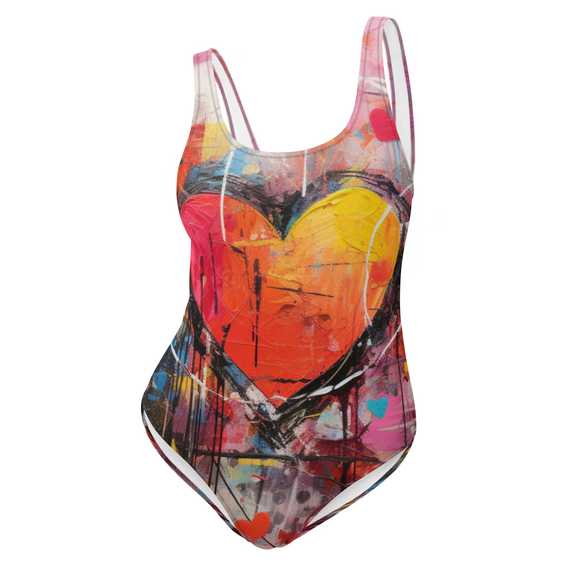 Abstract Love One - Piece Swimsuit - Caster Coast