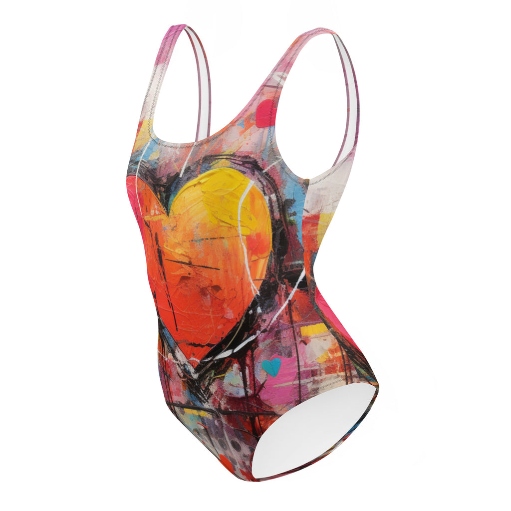 Abstract Love One - Piece Swimsuit - Caster Coast