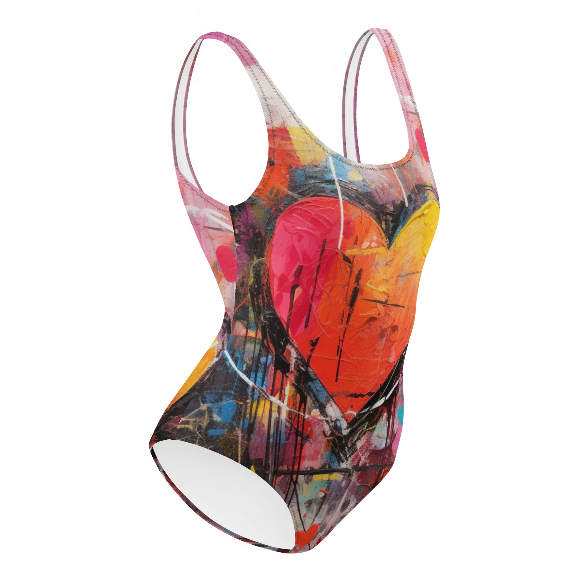 Abstract Love One - Piece Swimsuit - Caster Coast