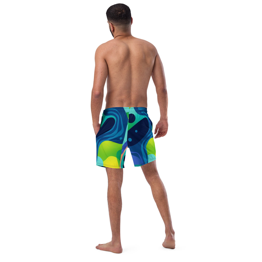 Ocean Breeze Swim Trunks | Coastal Boardshorts for Men - Caster Coast