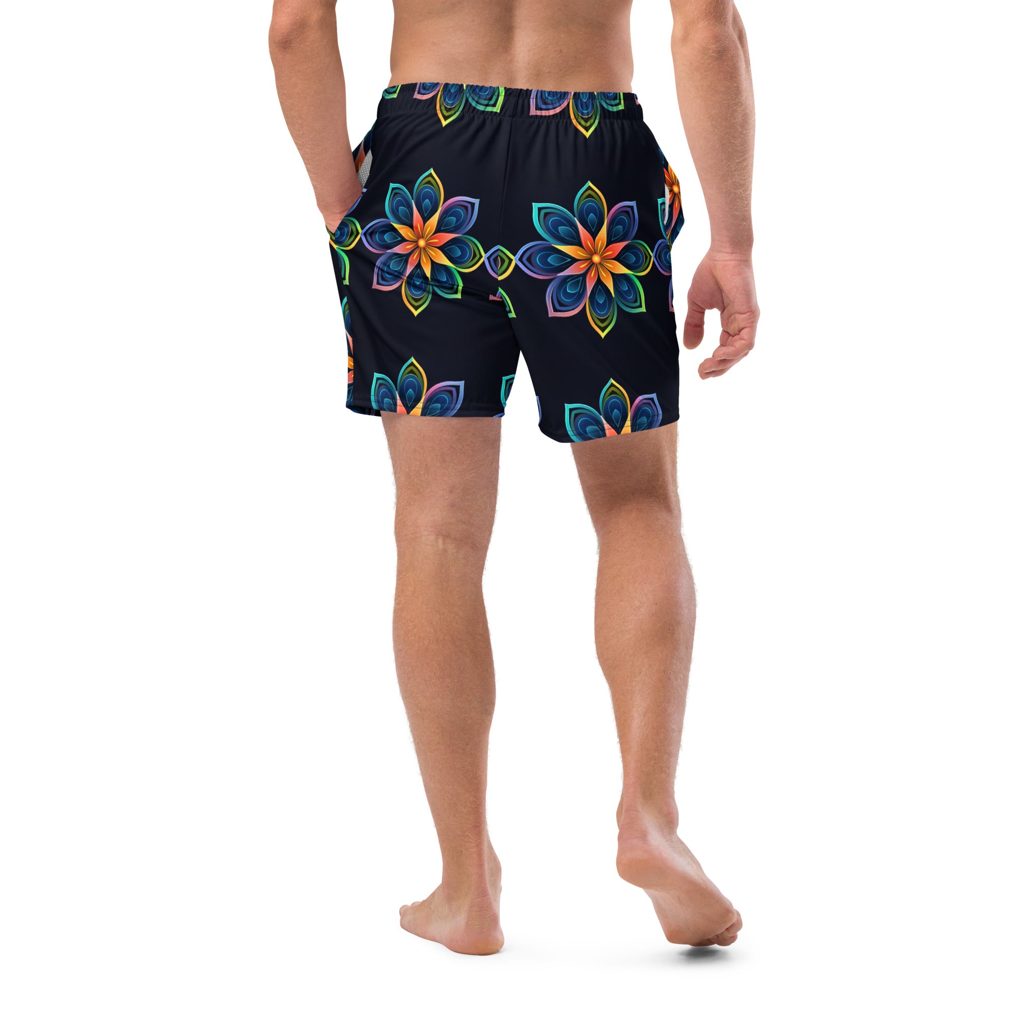 Flowers Swim Trunks | Floral Boardshorts for Men - Caster Coast