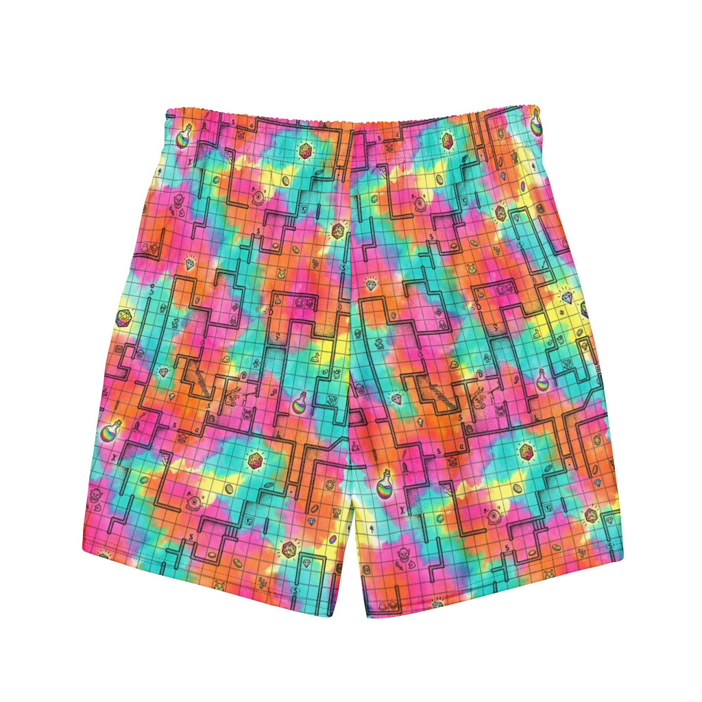 DMs Original Map - D&D Inspired Boardshorts - Caster Coast