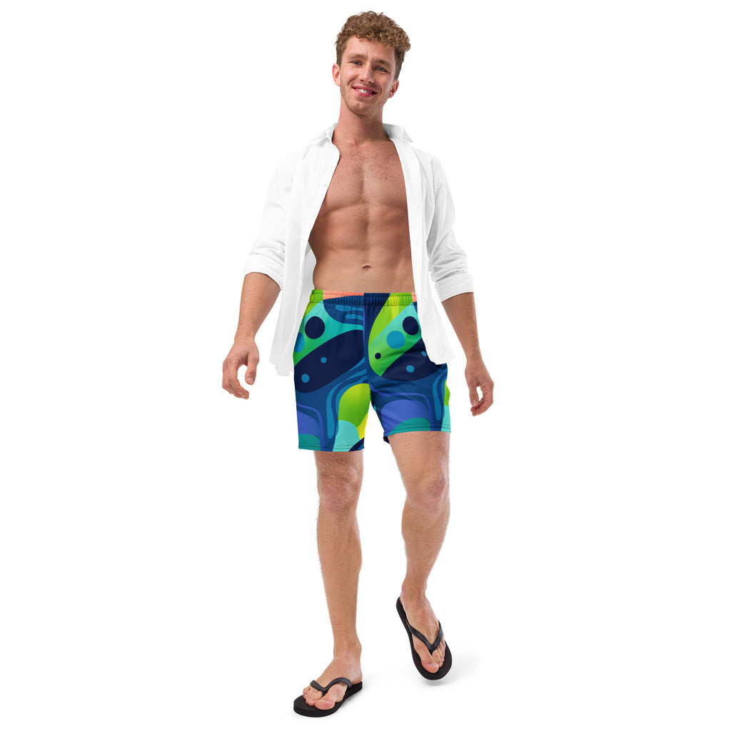 Ocean Breeze Swim Trunks | Coastal Boardshorts for Men - Caster Coast