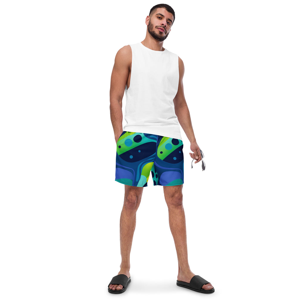 Ocean Breeze Swim Trunks | Coastal Boardshorts for Men - Caster Coast
