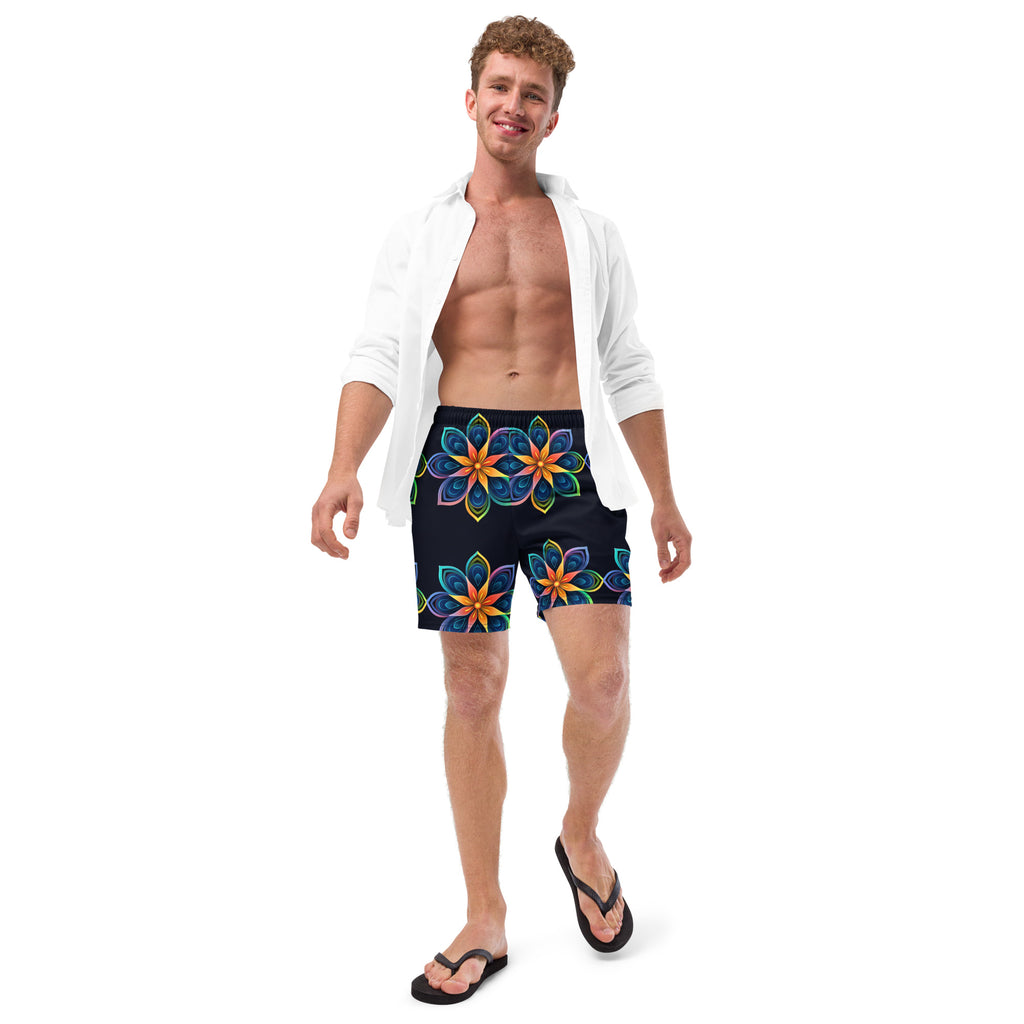 Flowers Swim Trunks | Floral Boardshorts for Men - Caster Coast