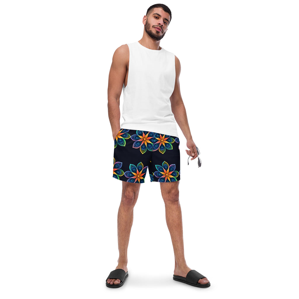 Flowers Swim Trunks | Floral Boardshorts for Men - Caster Coast
