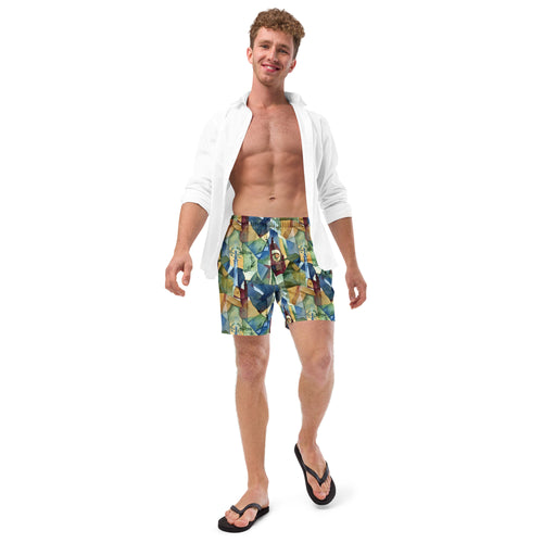 A Hobbit's Journey Boardshorts | Lord of the Rings There & Back Again Swimwear - Caster Coast