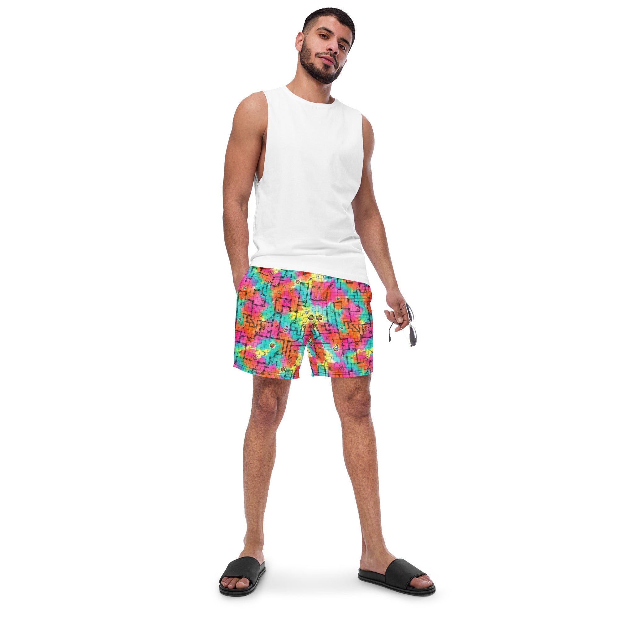 DMs Original Map - D&D Inspired Boardshorts - Caster Coast