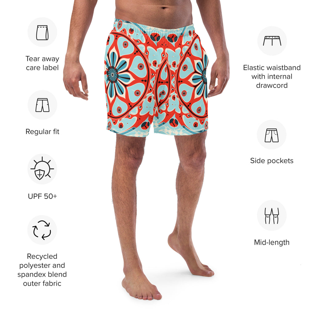 Wheel of Time men's swim trunks - Caster Coast