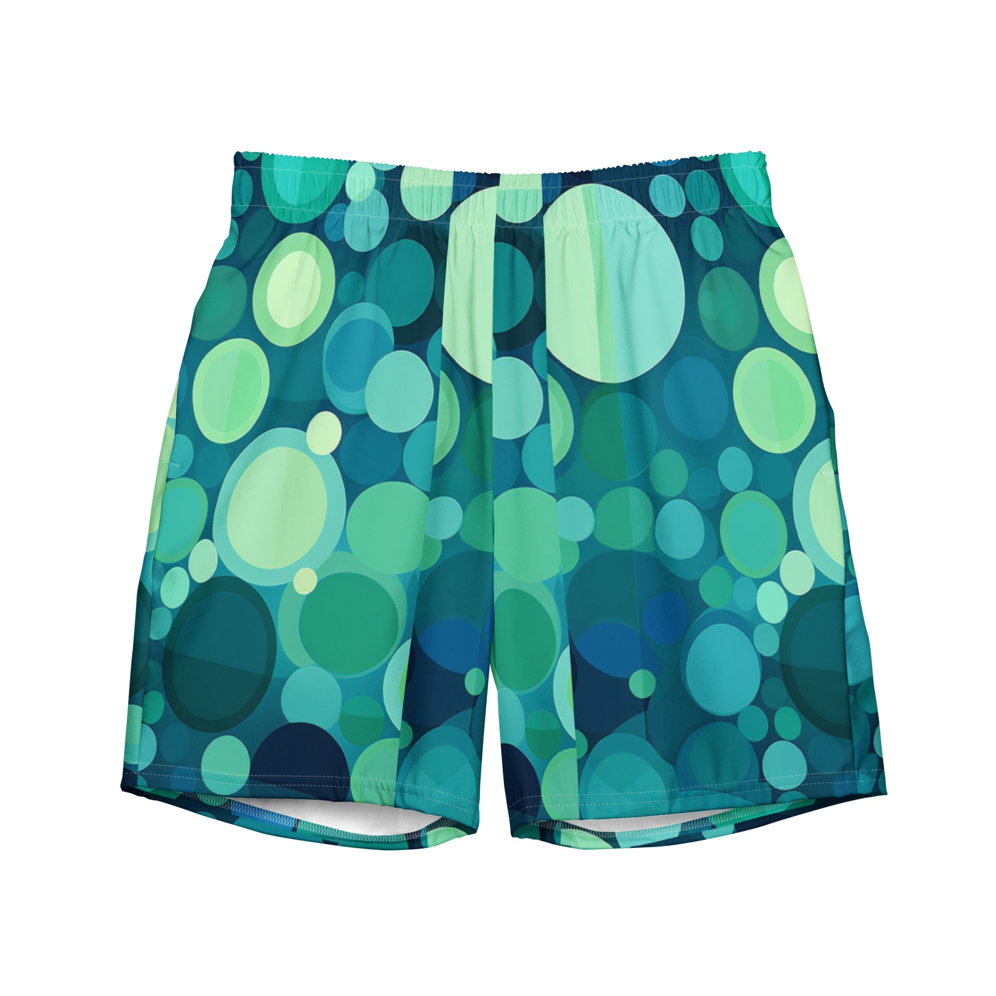 Splatterdot Swim Trunks | Abstract Paint Boardshorts for Men - Caster Coast