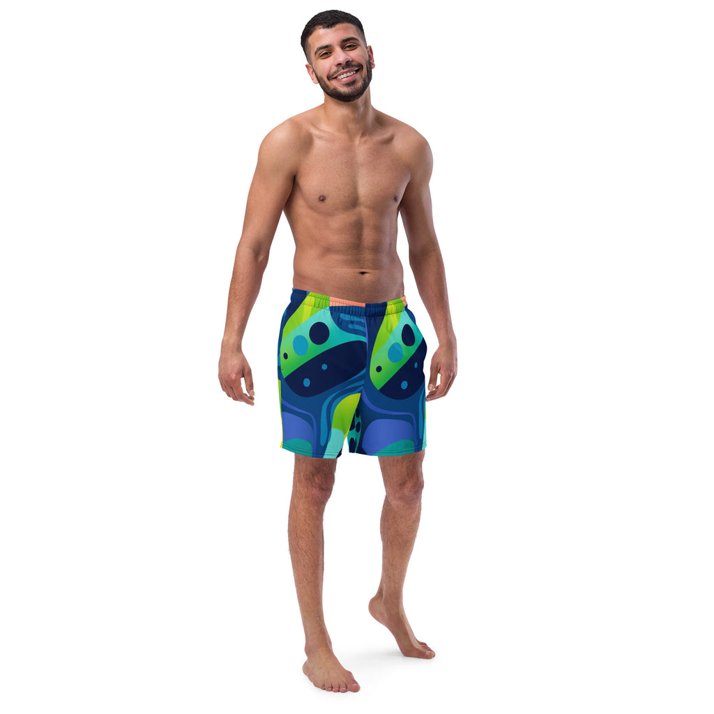 Ocean Breeze Swim Trunks | Coastal Boardshorts for Men - Caster Coast