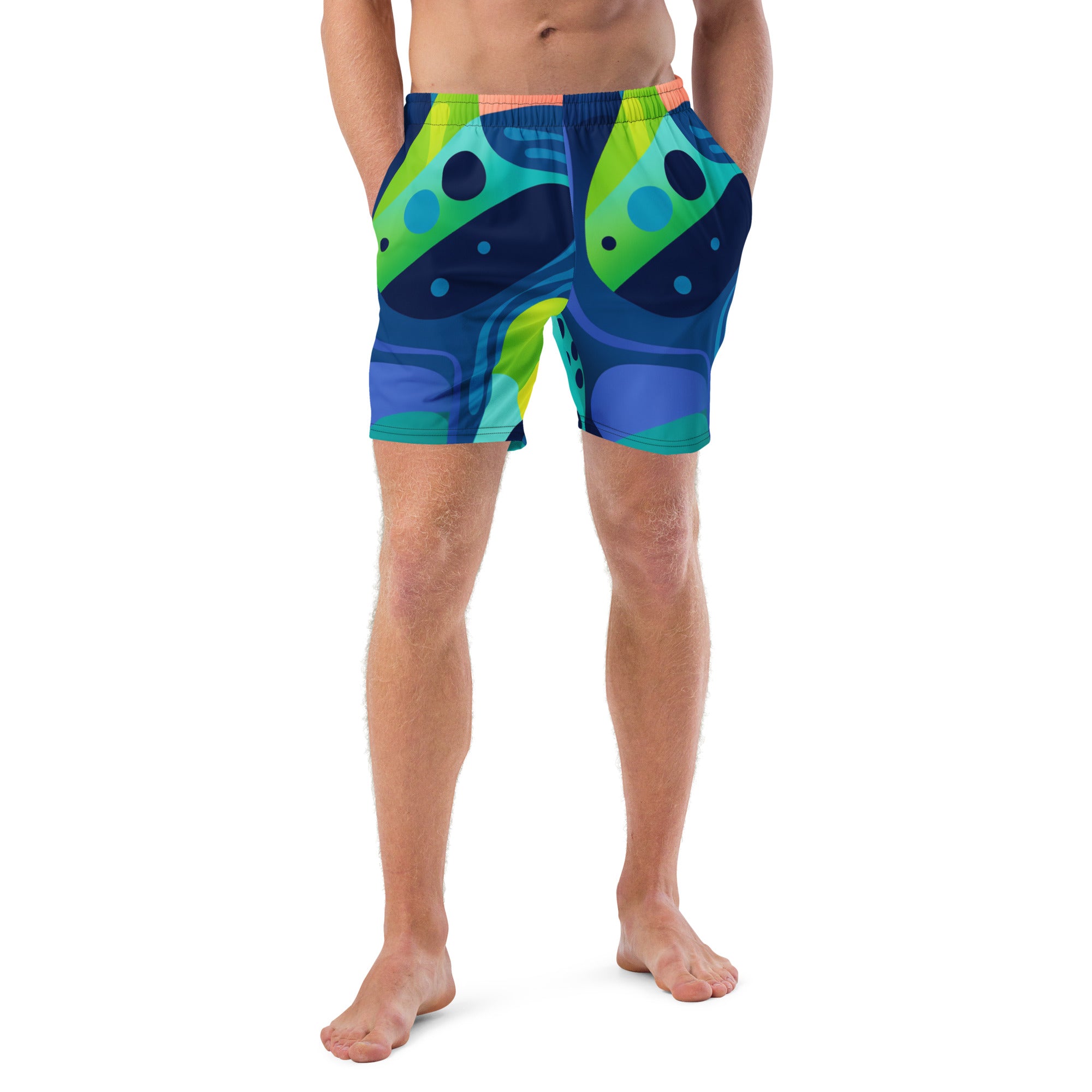 Ocean Breeze Swim Trunks | Coastal Boardshorts for Men - Caster Coast
