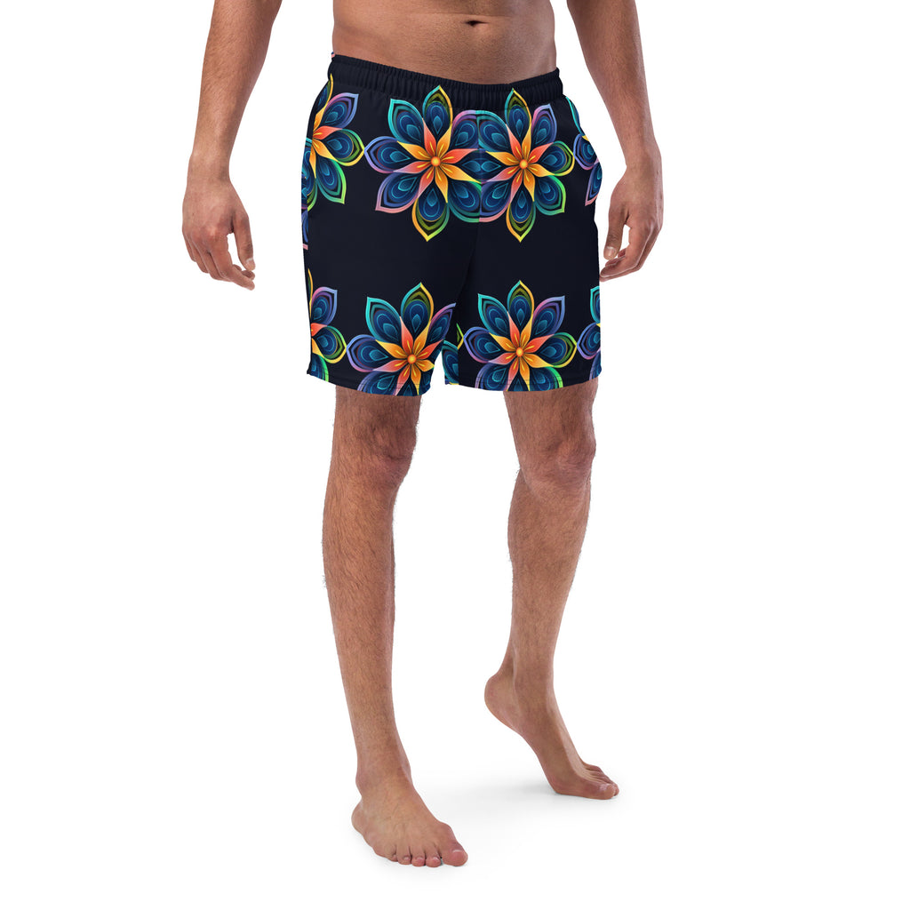 Flowers Swim Trunks | Floral Boardshorts for Men - Caster Coast