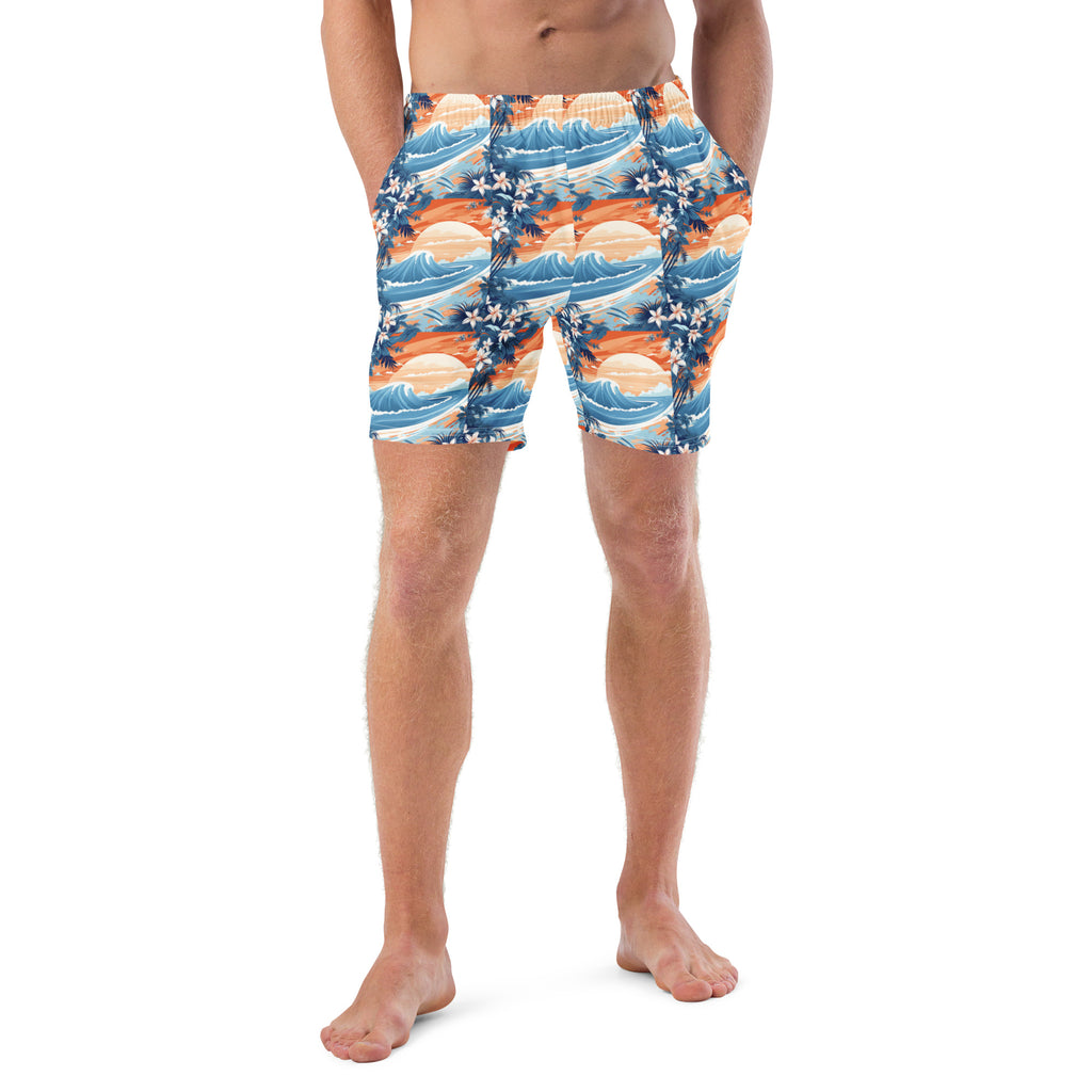 Horde Mode Survival Swim Trunks | Funny Gamer Dad Boardshorts - Caster Coast