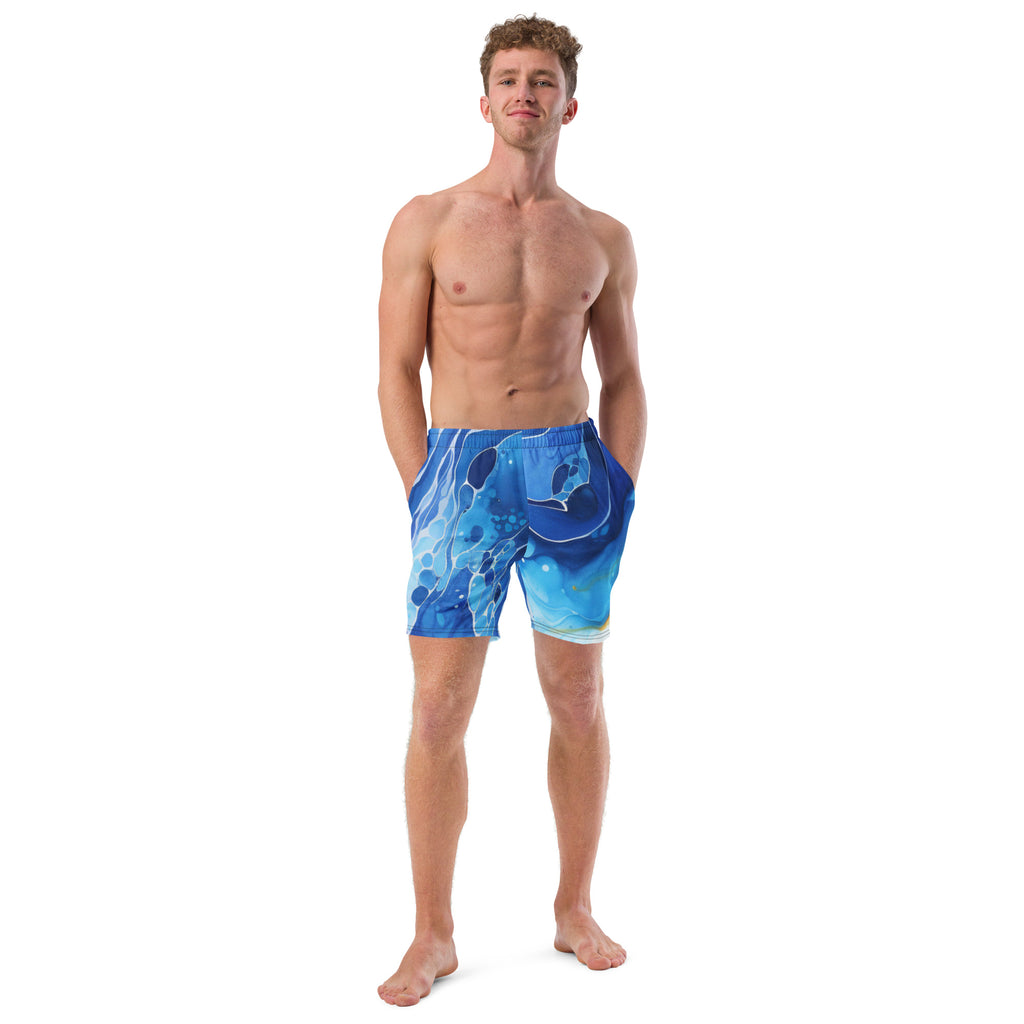 Lazy River Swim Trunks | Chill Vibes Boardshorts for Men - Caster Coast