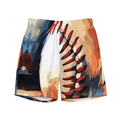 Be the Baseball Swim Trunks | Sports Fan Boardshorts for Men - Caster Coast