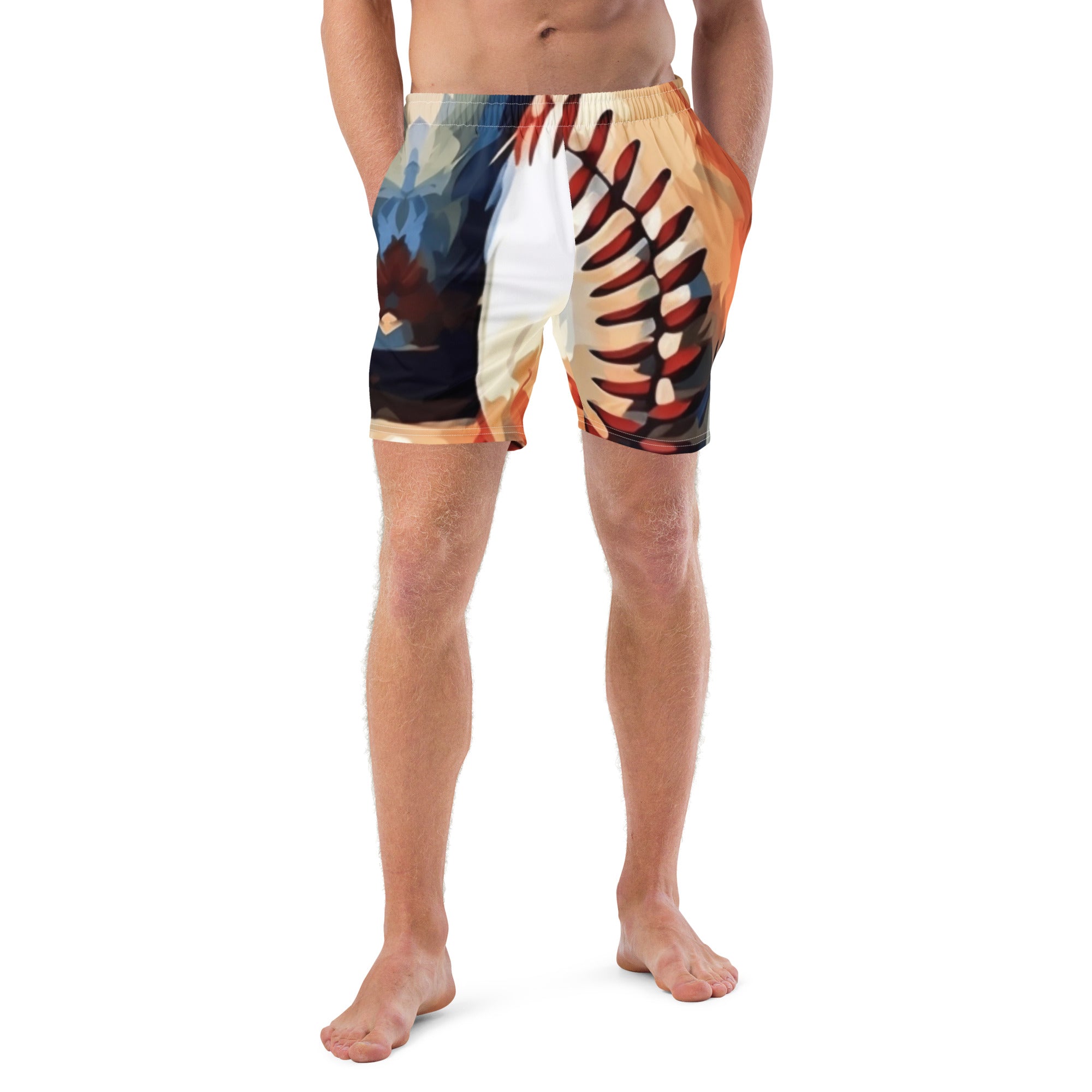 Be the Baseball Swim Trunks | Sports Fan Boardshorts for Men