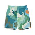 Summer Camouflage Swim Trunks | Tropical Camo Boardshorts for Men - Caster Coast