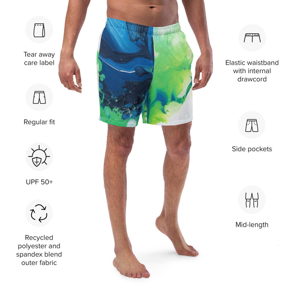 Health & Mana Potion Swim Trunks | RPG Gamer Dad Boardshorts - Caster Coast