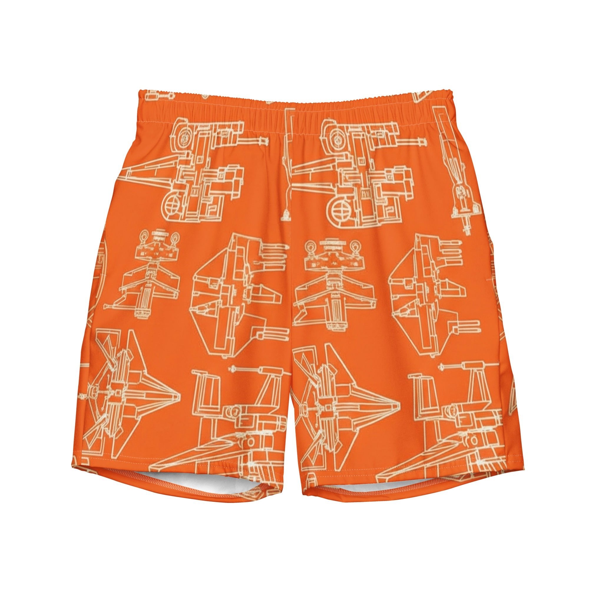 Star Ships Swim Trunks | Star Wars Inspired Men's Swimwear - Caster Coast