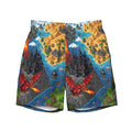 Middle - earth & Galaxy Far Far Away Map Boardshorts | LOTR & Star Wars Crossover - Caster Coast