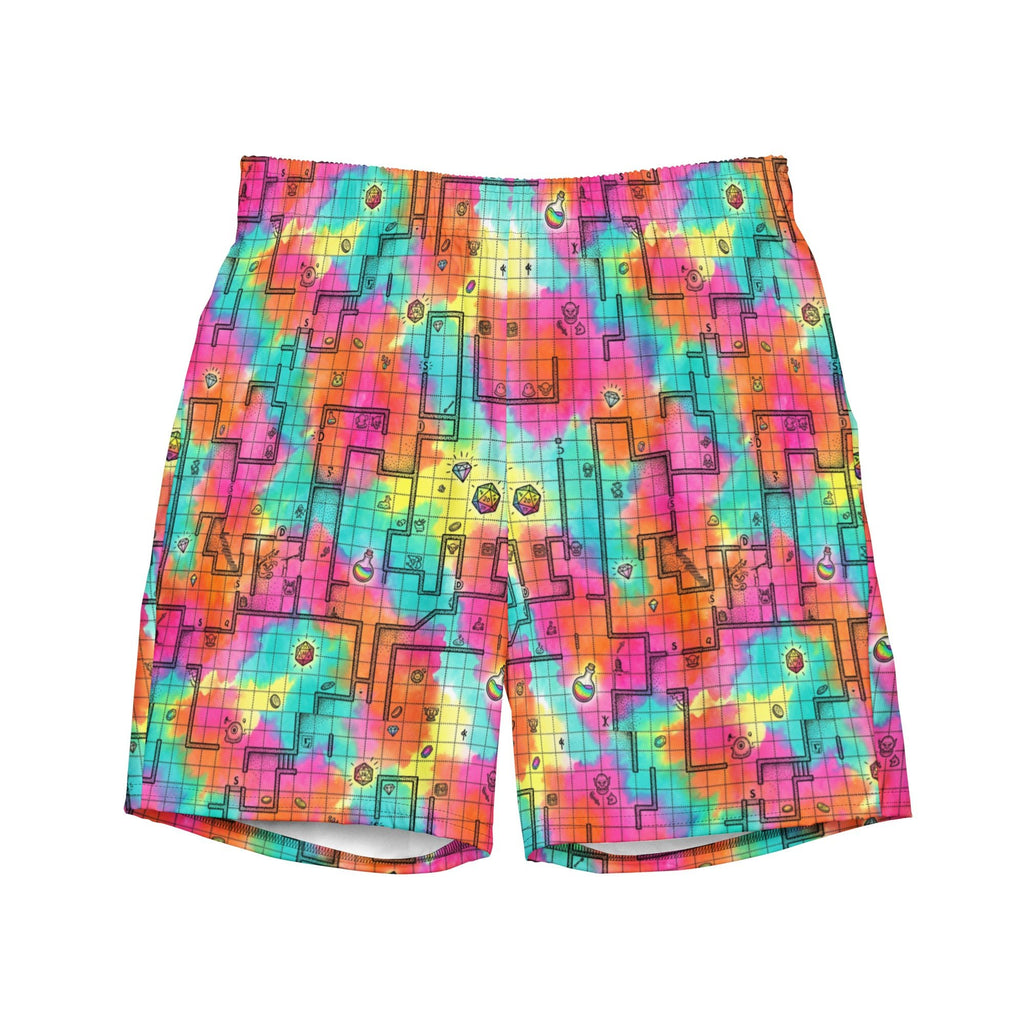 DMs Original Map - D&D Inspired Boardshorts - Caster Coast