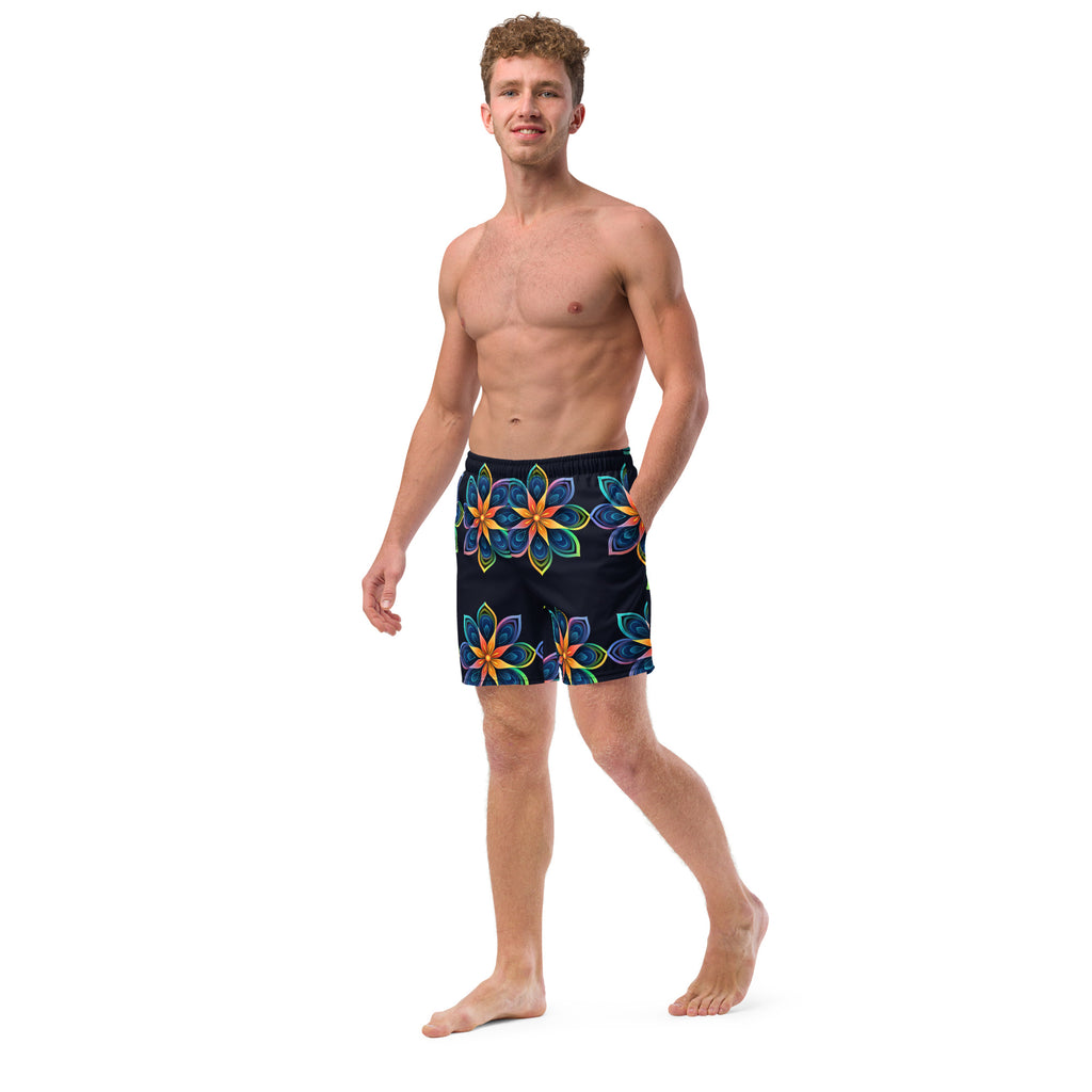 Flowers Swim Trunks | Floral Boardshorts for Men - Caster Coast