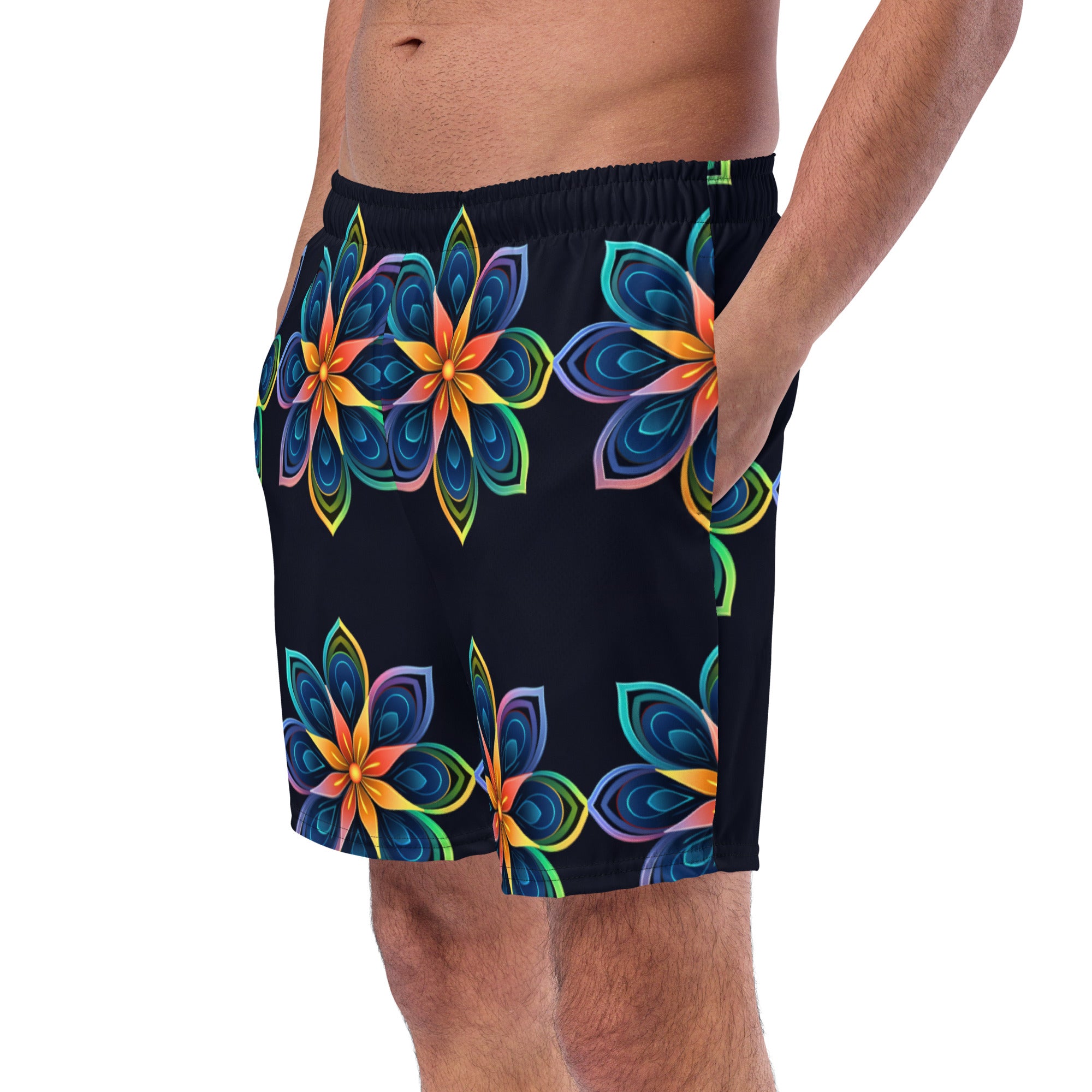 Flowers Swim Trunks | Floral Boardshorts for Men - Caster Coast