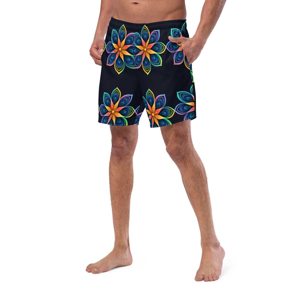 Flowers Swim Trunks | Floral Boardshorts for Men - Caster Coast