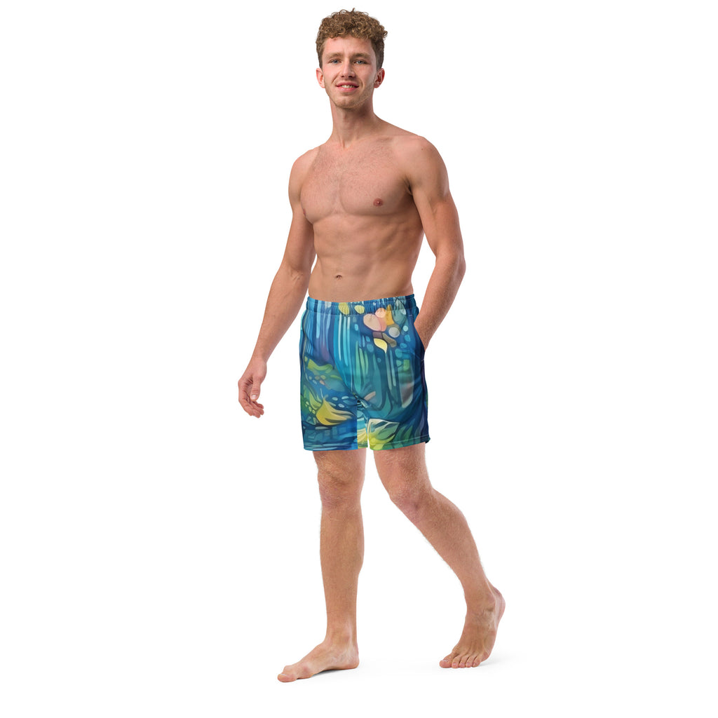Elven Forest Swim Trunks | LOTR Fantasy Boardshorts for Men - Caster Coast