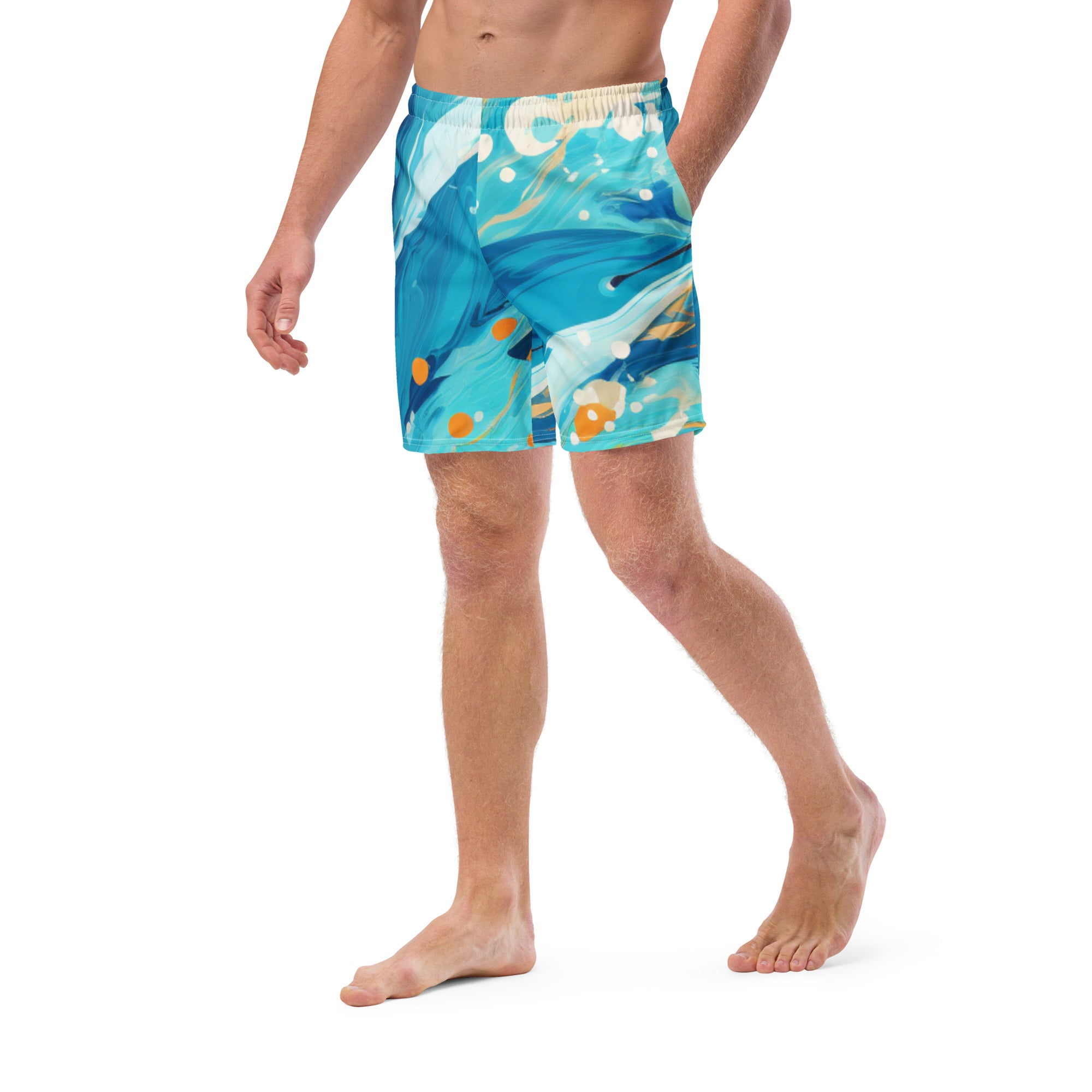 Dolphins Fan Swim Trunks | Animal Boardshorts for Men