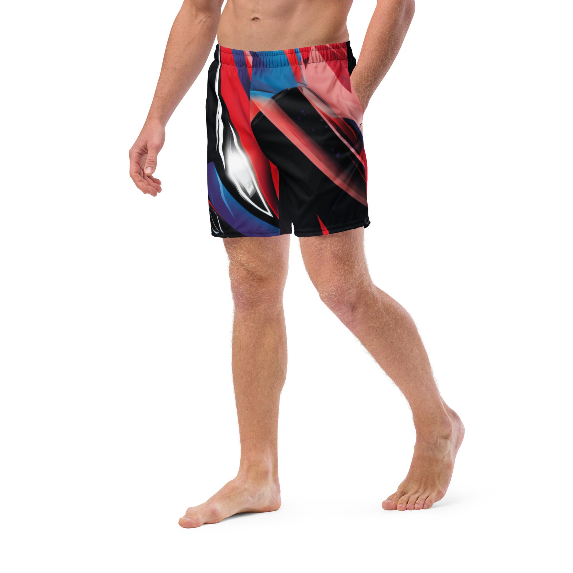 Supercar Swim Trunks | Racing Car Boardshorts for Men